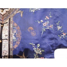 Robe, China, 19th century, spiral sun symbol, solar disc